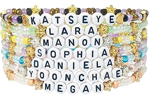 NEOVISTA 7PCS Friendship Bracelets Inspired by KATSEYE Concert Merch, Colorful Jewelry Gifts for Fans, K-pop Style Beaded Accessories for Women & Men, Costume Accessories, Outfit Dress Decor