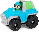 Paw Patrol Rex Din o Rescue Vehicle Toy Truck with Collectible Figure 3+ view 2