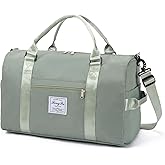 AMXNX Gym Bag for Women Sports Duffle Bag with Wet Pocket and Shoe Compartment Overnight Weekender Carry on Bag Travel Sport