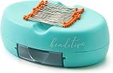 Beaditive Magnetic Pin Holder with Drawer Turquoise 50 Glass Head Pins Included