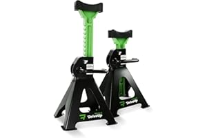 Jack Stands 3 Ton (6,600 LBs) with Double Pin Locking, Car Jack Stand 11.22"-16.54" Adjustable with Rubber Pads, Jack Stands 