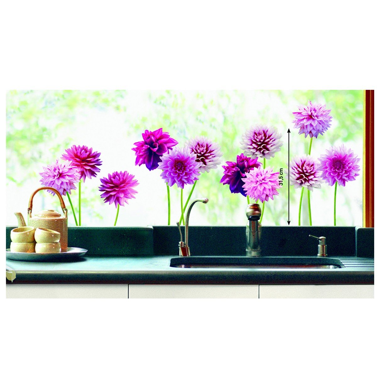 DRAEGER PARIS 1886 Nouvelles Images 170.001829.03 Window Sticker Multi-Coloured Paper 69.5 x 49 x 0.1 cm