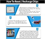 COCADEEX Empty Refillable Ink Cartridges for Canon PGI-570XL CLI-571XL TS5050 view 6
