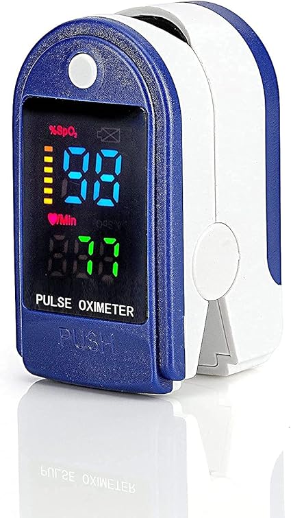 Motoqo | Digital Display Oximeter | Pulse Oximeter Fingertip | Blood Oxygen Saturation Monitor Fingertip | Blood Oxygen Meter Finger Oximeter Finger with Pulse