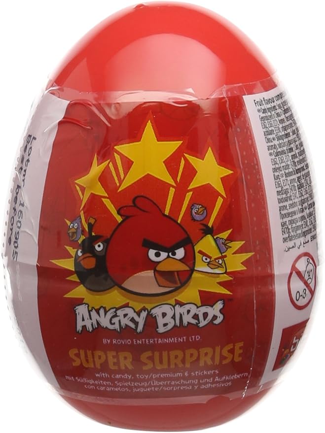 What Next Candy Angry Birds Super Surprise Egg (Pack of 18): Amazon.co