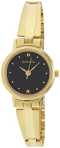 Analog Black Dial Women's Watch -8096YM03C
