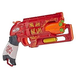 NERF Zombie Strike Hammershot Blaster, Red