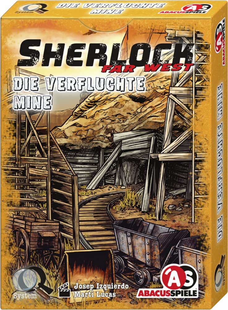 ABACUSSPIELE 48206 Sherlock Far West The Cursed Mine, Crime Card Game