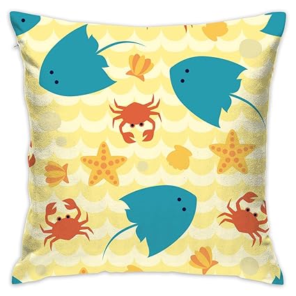 Amazon Com Eante Throw Pillow Cover Seabed View Decorative