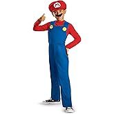 Nintendo Super Mario Costume, Officially Licensed Super Mario Brothers Boys Costume