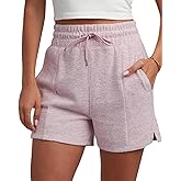 Spyder Womens Fleece Shorts - Lightweight Cozy Terry Daily Athletic Shorts for Women with Pockets for Gym & Loungewear