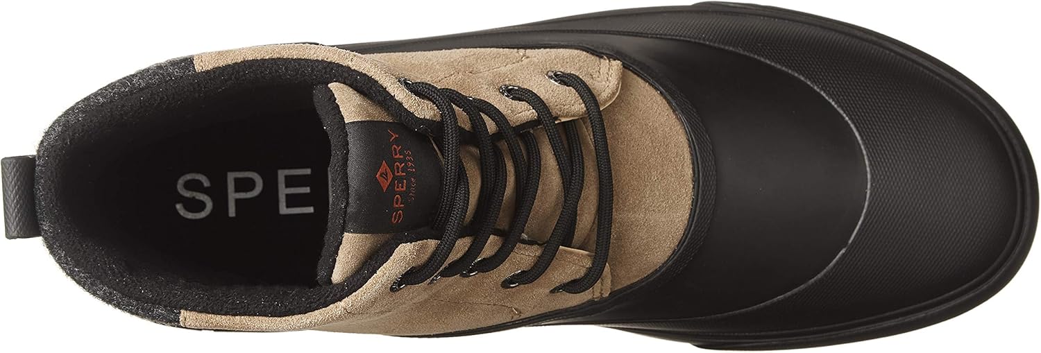 sperry cutwater deck boot tan navy