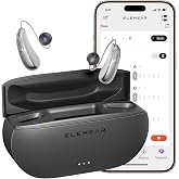 ELEHEAR Beyond 2 Pro OTC Hearing Aids for Seniors, 39% Clearer Speech | VocClear 3.0 Al Noise Reduction, Target Speech Enhancement, Bluetooth &amp; Auracast, Music Mode, 4.3g Lightweight, Silver Gray