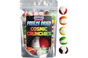 Premium Freeze Dried Candy - 4 Ounce Original Cosmic Crunchies Freeze Dried Candy Shipped in Box for Extra Protection - Space Age Snacks Freeze Dry Crunchies - Candy Dry Freeze Candy for All Ages