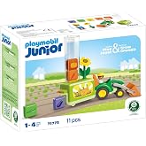 Playmobil Junior: Tractor with Load and Drop Planter