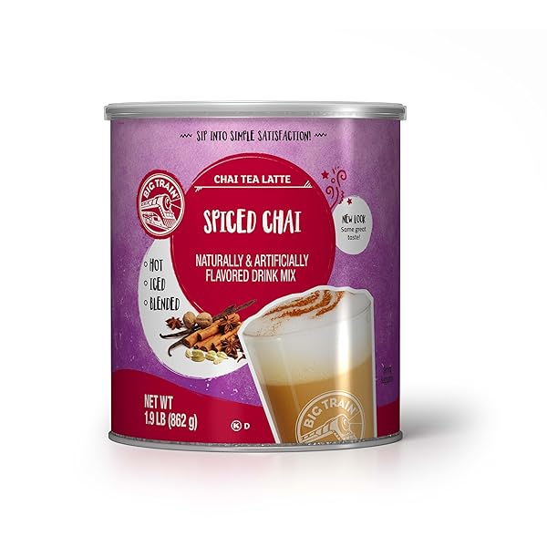 BIG TRAIN SPICED CHAI TEA LATTE BEVERAGE MIX,...
