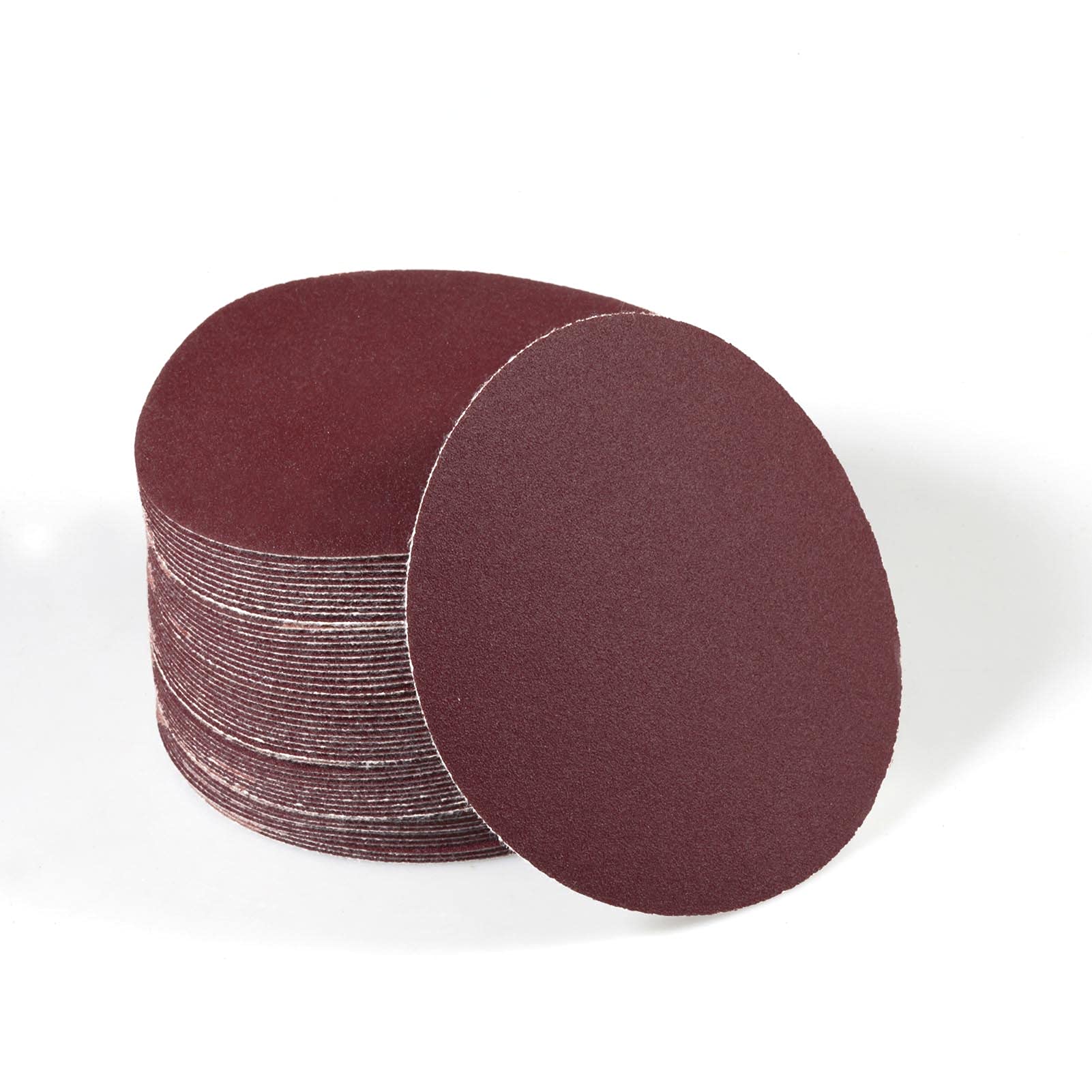 SPEEDWOX 50pcs Sanding Discs 4 Inches Sandpaper 180 Grit Hook and Loop Sanding Discs for Drill Grinder Rotary Tools No Hole