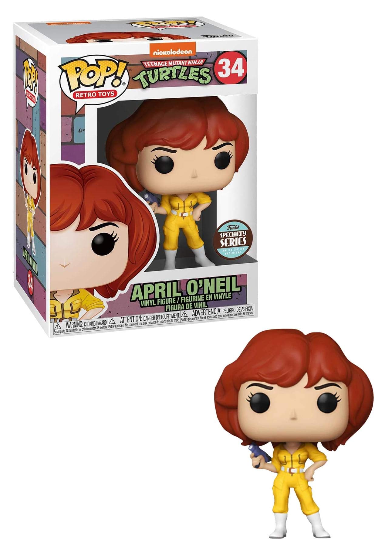Funko - TMNT Tortues Ninja Figurine - April O'Neil Pop 10 cm - 0889698523578