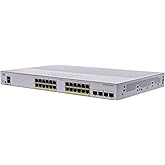 Cisco Business CBS250-24P-4G Smart Switch | 24 Port GE | PoE | 4x1G SFP | Limited Lifetime Protection (CBS250-24P-4G-NA)