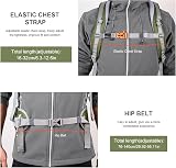 MOUNTAINTOP 40L Hiking Backpack Water Resistant Daypack 55x33x20 cm Men Women view 4