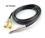 CablesOnline 6ft TRS 1/4in(6.35mm) Stereo Male to