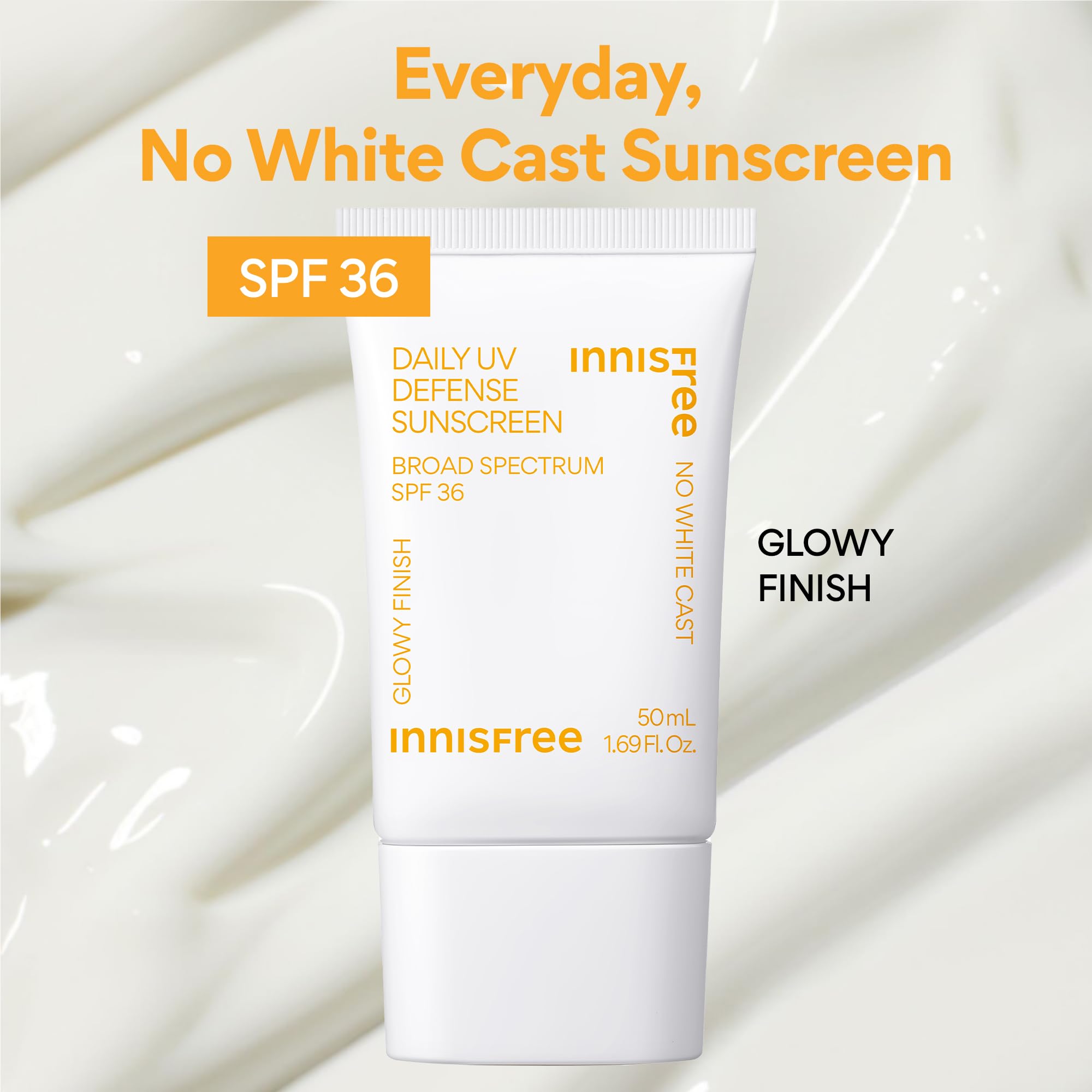 innisfree Daily UV Defense SPF 36 – Korean Face Sunscreen, Invisible Finish, Broad Spectrum, No White Cast, Lightweight, Hydrating