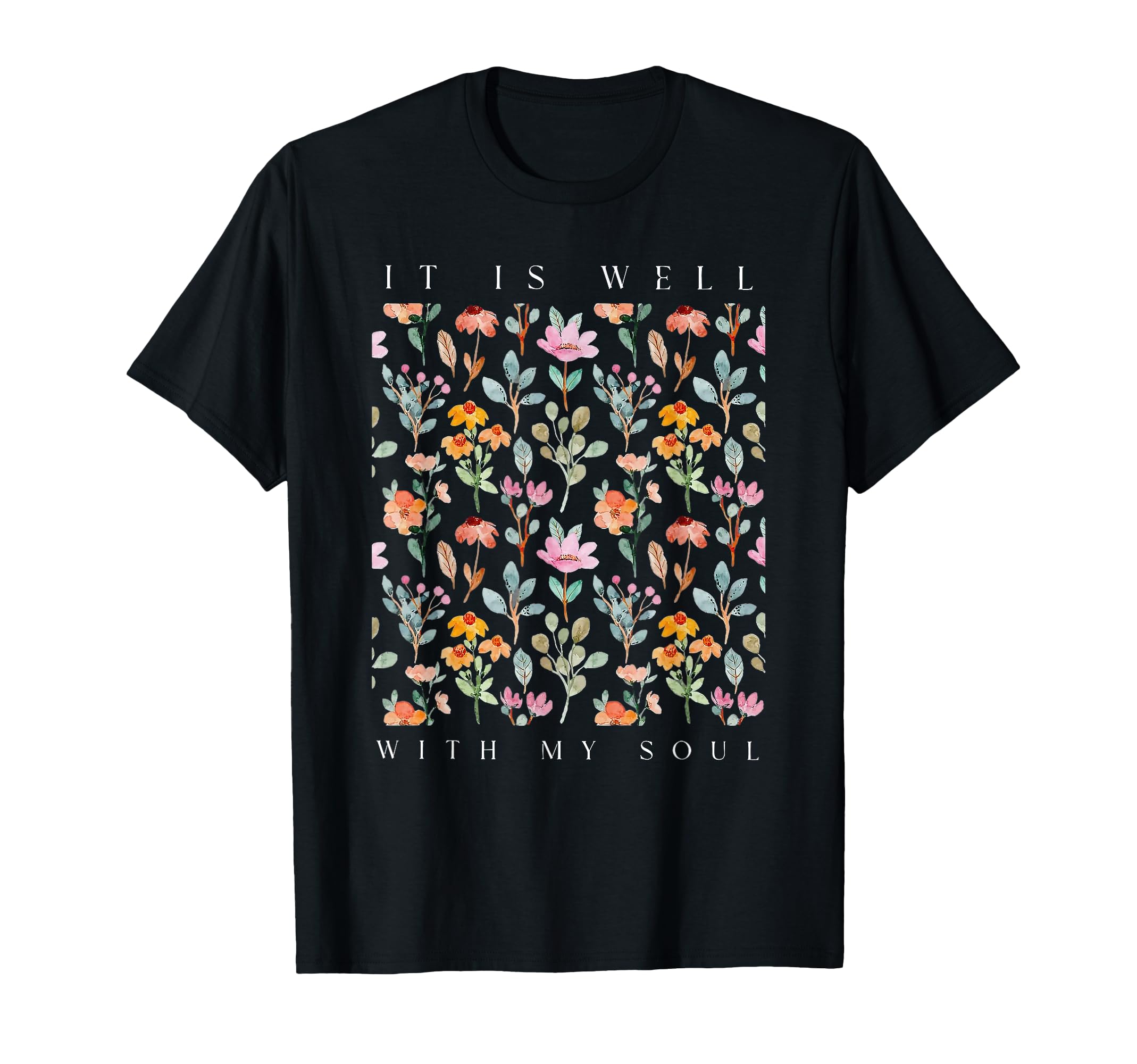 Photo 1 of ** SHIRT IS GREY NOT BLACK** it is Well with My Soul T-Shirt