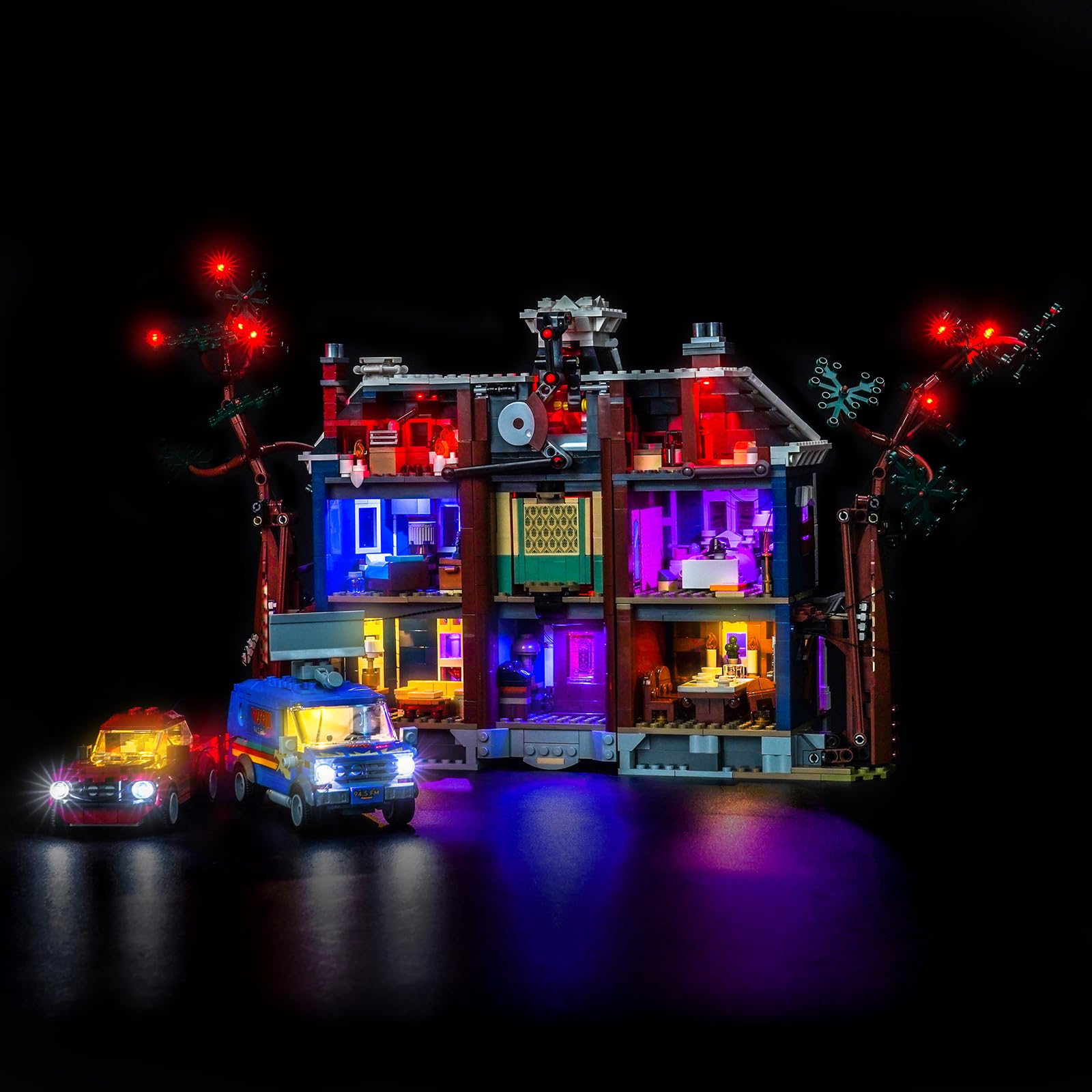 Led Light Set Compatible with Lego Stranger Things: The Creel House 11370 (No Model), Decoration Lighting Set Compatible with Lego Stranger Things The Creel House Building Blocks Model