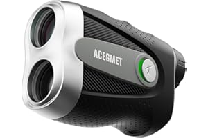 ACEGMET Range Finder Golf Hunting 1100 Yards Laser Rangefinder Slope Golfing Rechargeable Magnetic,6X Magnification Accessories Golf/Hunt Ideal for Novice Professional Players/Hunter