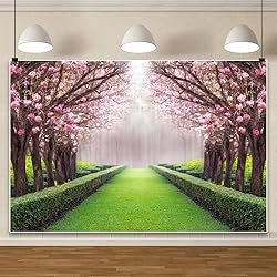 Leowefowa Vinyl 7x5ft Spring Backdrop Valentine's