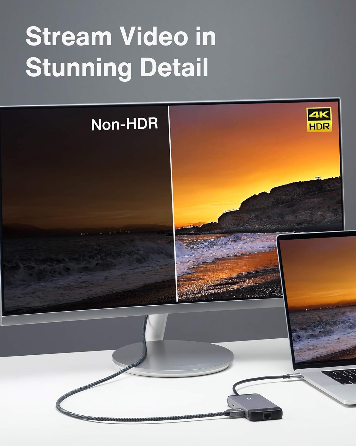 USB C Hub 3.0/3.1 7 in 1,iVANKY USB Docking Station HDMI Type, HDMI 2.0(4K@30Hz),100W PD Charging,SD,TF Card Reader,Compatible with MacBook Pro,Dell, macOS,HP,Surface Pro, Windows: Computers & Accessories
