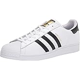adidas Originals Mens Superstar Sneaker, White/White/White/White, 9