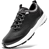 UOFEIY Men's Golf Shoes Professional Outdoor Water Resistant Spikeless Golf Sneakers Walking Training Travel