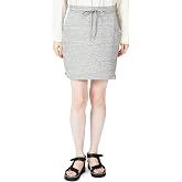 Amazon Essentials Women's Terry Cotton and Modal Drawstring Sweatshirt Skirt