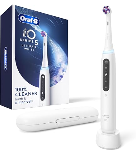 Amazon.com: Oral-B iO 5 Brilliant Clean Electric Toothbrush, 2