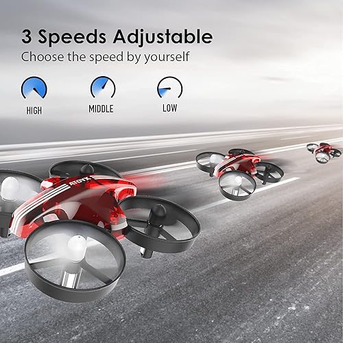 ATOYX Mini Drone for Kids Beginners, Indoor Portable Hand Operated/RC  Nano Helicopter Quadcopter with Auto H - Main Image