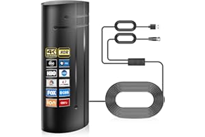 Mingtak 2025 Upgraded TV Antenna Indoor Outdoor, 2200+ Miles Range Amplified Digital TV Antenna for SmartTV and All OlderTV - 36ft HD Cable - 300+ Channels - Support 4K 8K 1080p and Other Resolutions