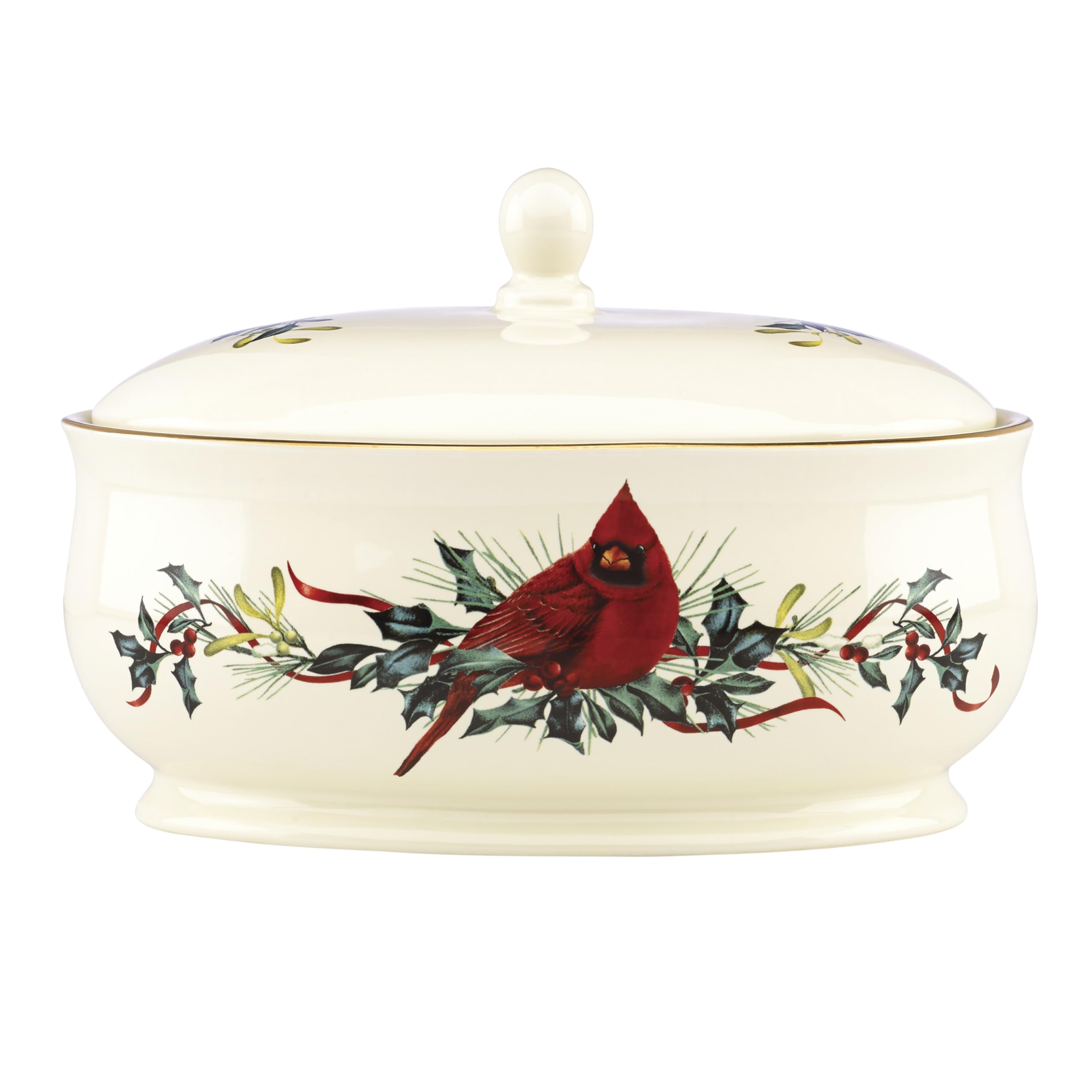 Lenox 870601 Winter Greetings Covered Dish, Christmas & Holiday Hosting