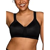 Vanity Fair Women's Medium Impact Sports Bras for Women, Breathable, Moisture Wicking, Padded Cups up to DDD
