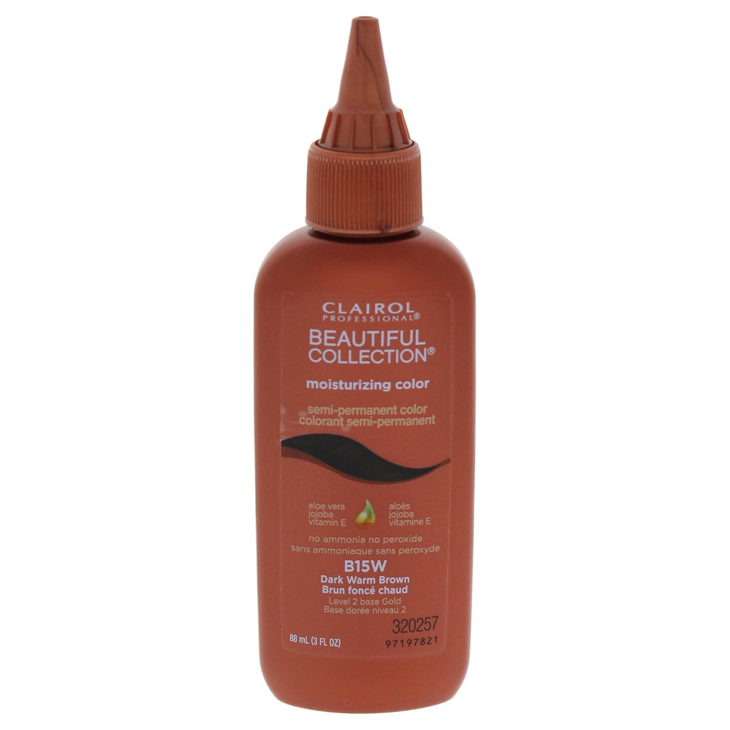 Clairol Professional Beautiful Collection Semi-permanent Hair Color, Dark Warm Brown, 3 ounce