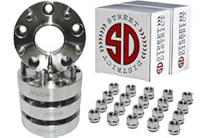 STREET DISTRICT Wheel Spacers 5x139.7 Compatible with 2012-2024 Dodge RAM Classic 5 bolts & Dodge RAM 1500 5 bolts | Thicknes
