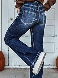 Flamingals Butt Lifting Low Rise Flamingo Jeans for