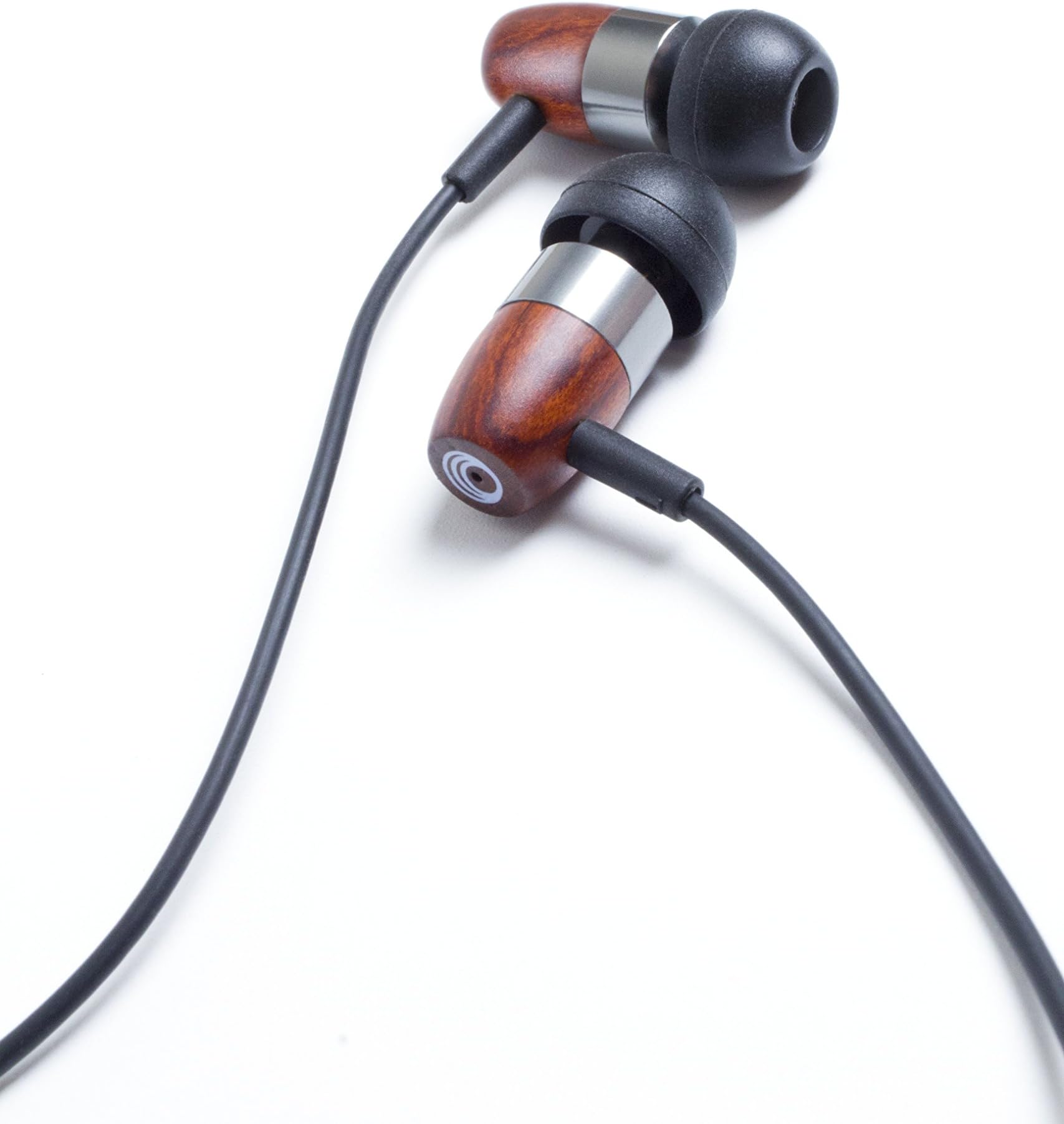 thinksound rain3 Wood In-ear Headphone with Passive Noise Isolation (Gunmetal Chocolate)