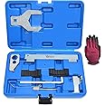 9PCS Engine Camshaft Alignment Locking Timing Tool Kit with Water Pump Wrench, Compatible with Chevrolet Cruze Aveo Orlando Vauxhall Opel Astra Mervia Vectra Zafira Alfa Romeo Fiat 16V 1.4 1.6 1.8