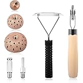 WODHMIEY Tire Repair Tools, Tire Patch Repair Tool Kit with Tungsten Steel Grinding Heads, Roller and Cutter for Tire Polishi