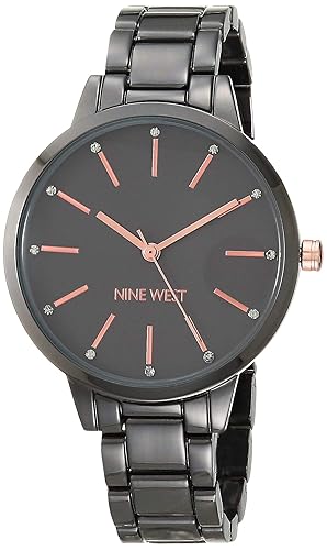 Nine West Women's Crystal Accented Bracelet Watch in Kuwait