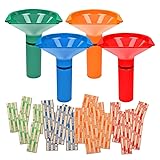 Coin Storage & Sorter Tubes 4 Color – Coded Coin