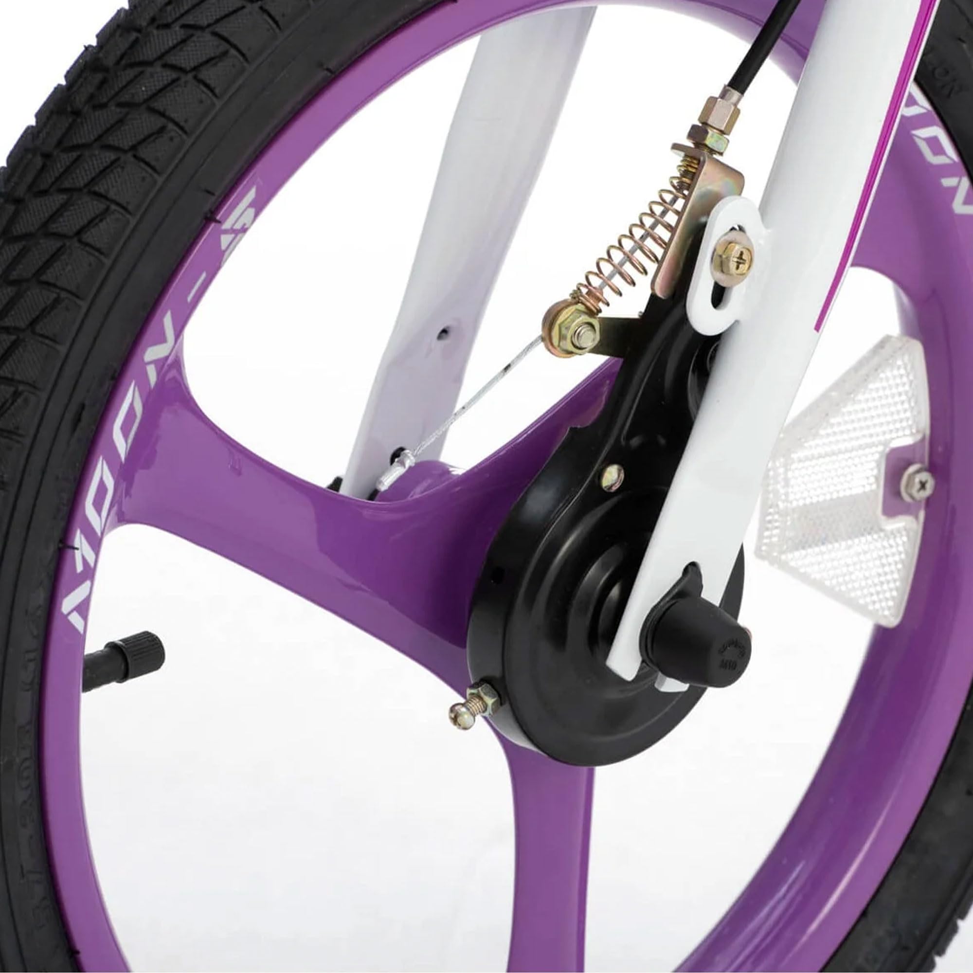 Royalbaby Space Kids Bike 14 16 18 Inch Mg Aluminium Alloy Boys Girls Bicycle Ages 3-9 Years Disc Brakes Dual Handle Brakes Training Wheel Options