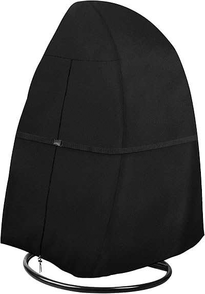 Dokon Waterproof Heavy Duty Egg Chair Cover 190x115cm Black
