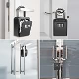 Diyife Key Safe Weatherproof Lock Box 4-Digit Combination Outdoor Key Storage view 7